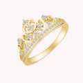14K Solid Gold Diamond Solitaire Ring